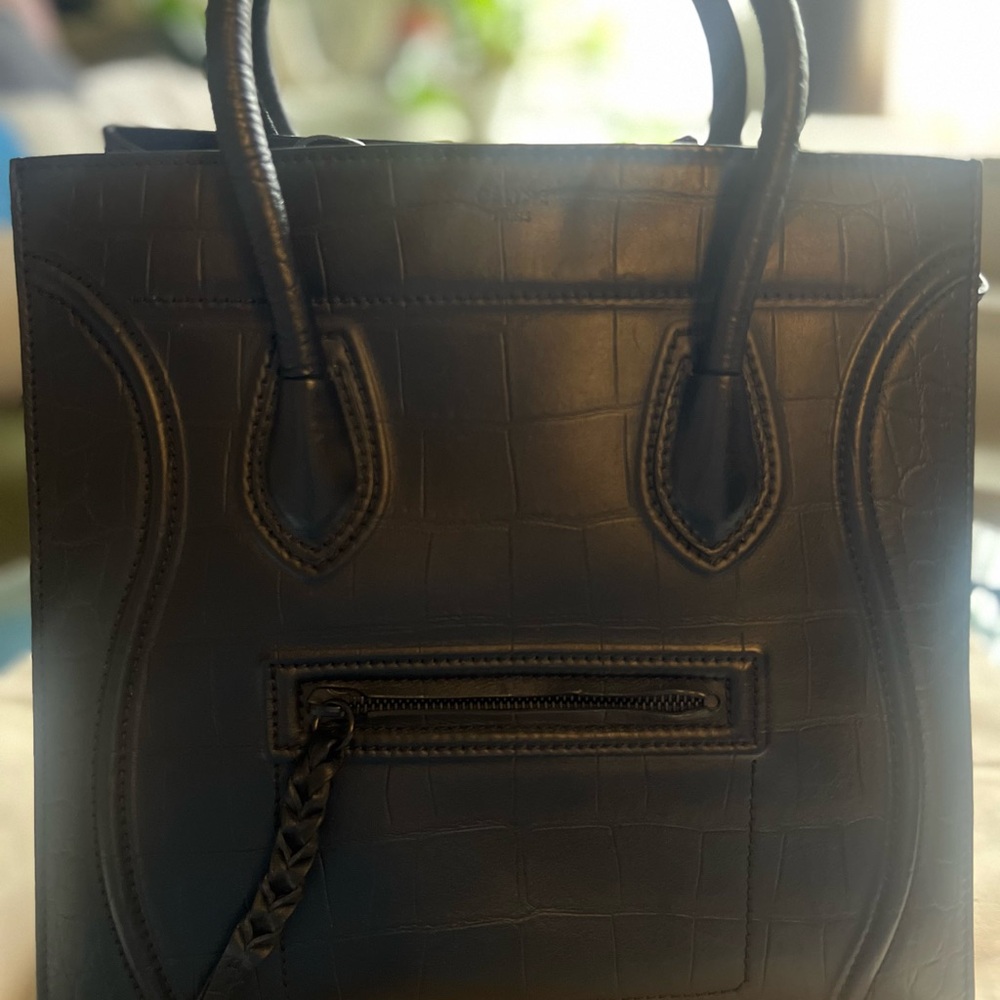 Ceiling Black Croc bag - Picture 9 of 13